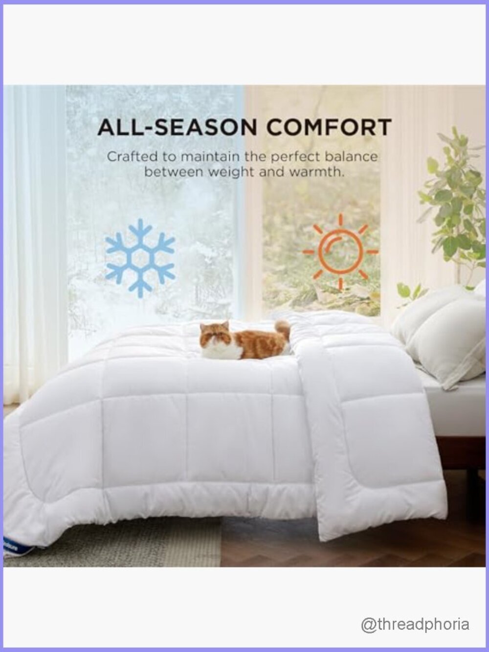 Queen Comforter Duvet Insert All Season Down Alternative Quilted with 8 Tabs - Picture 5 of 7